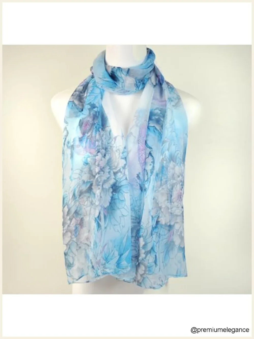 Women's Lightweight Silk Scarf Wrap Shawl Fashion Accessory